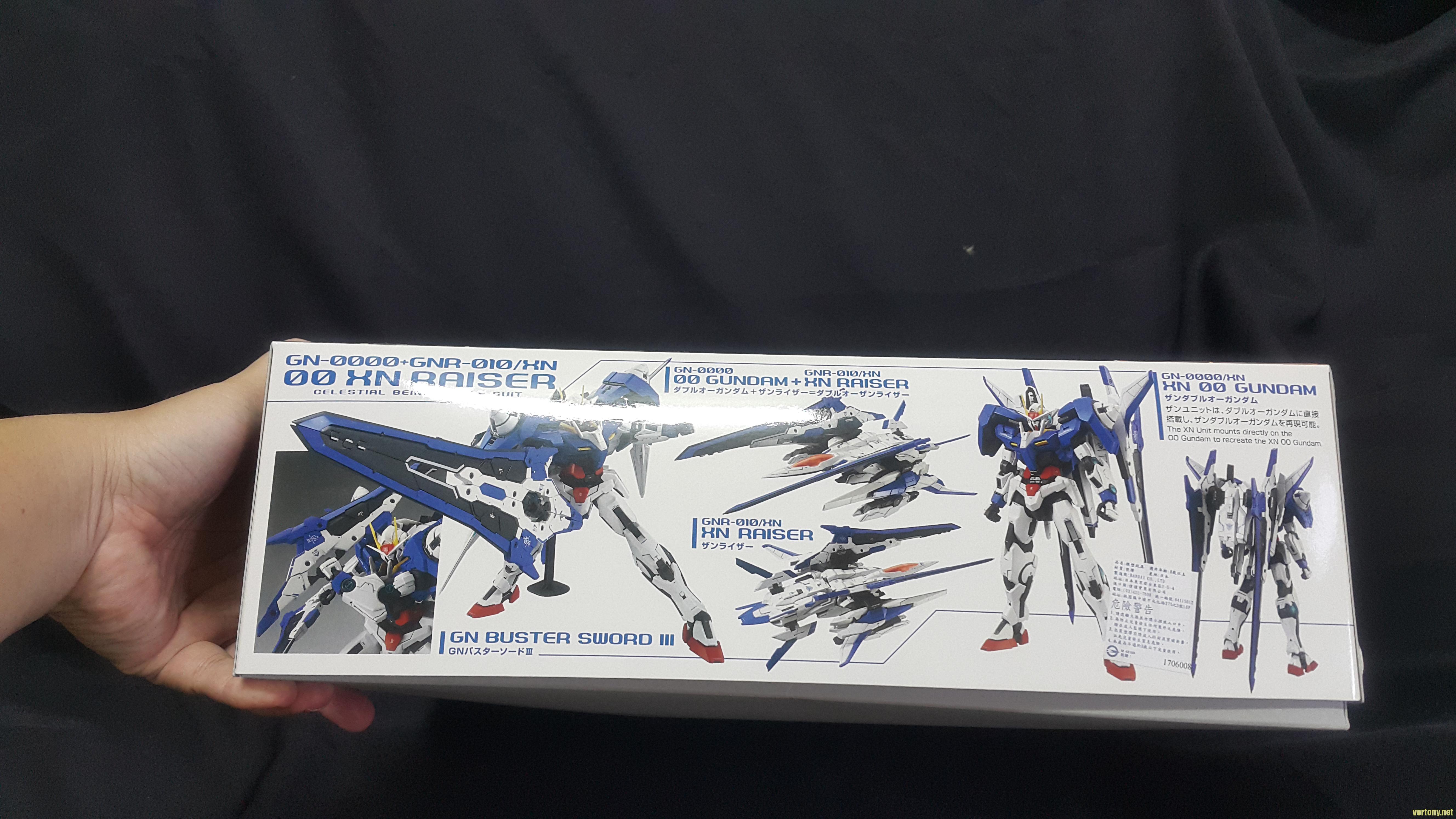 開箱]MG 1/100 鋼彈00 斬擊強化模組XN RAISER ダブルオーザン