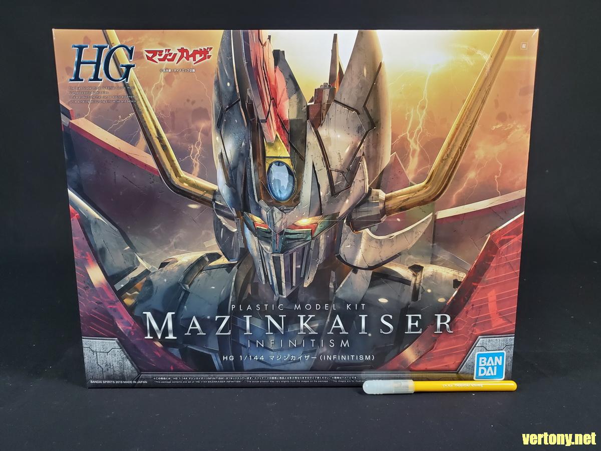 開箱]HG 1/144 魔神凱薩(INFINITISM) 柳瀨敬之Ver./MAZINKAISER