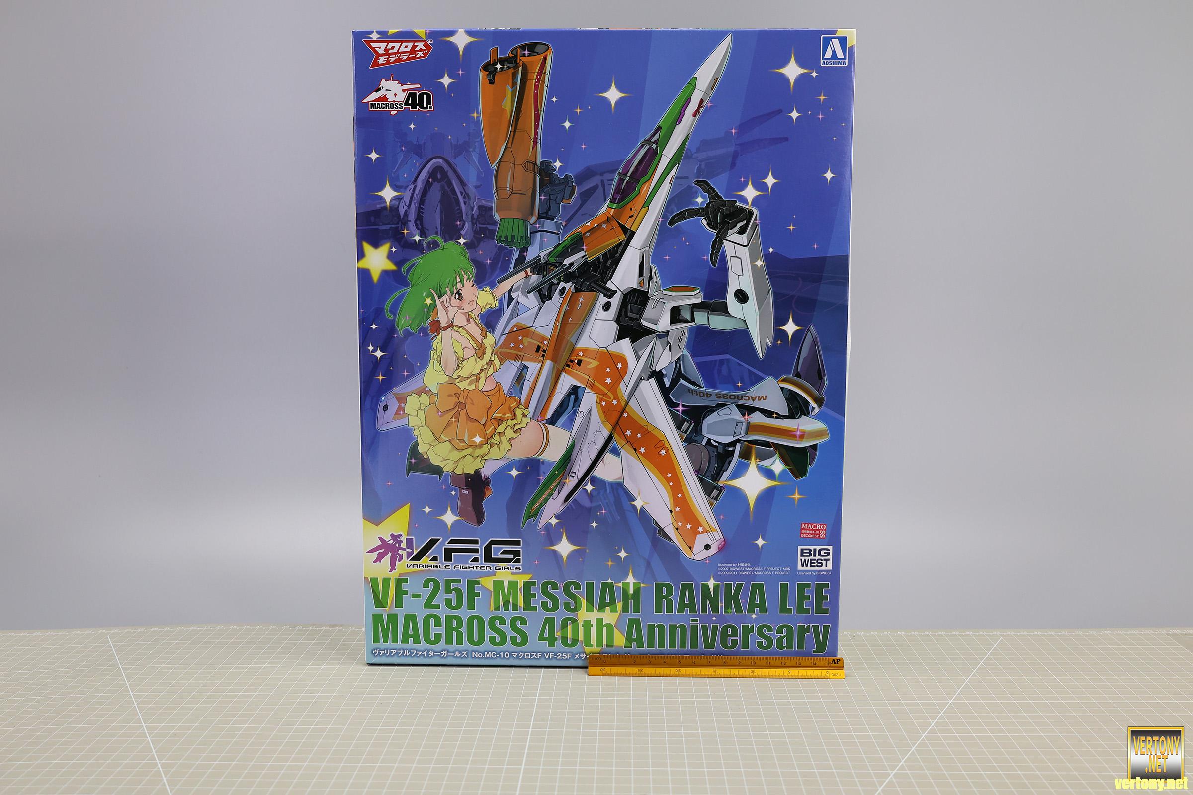 青島組裝模型]V.F.G 超時空要塞Frontier VF-25F 彌賽亞蘭花.李超