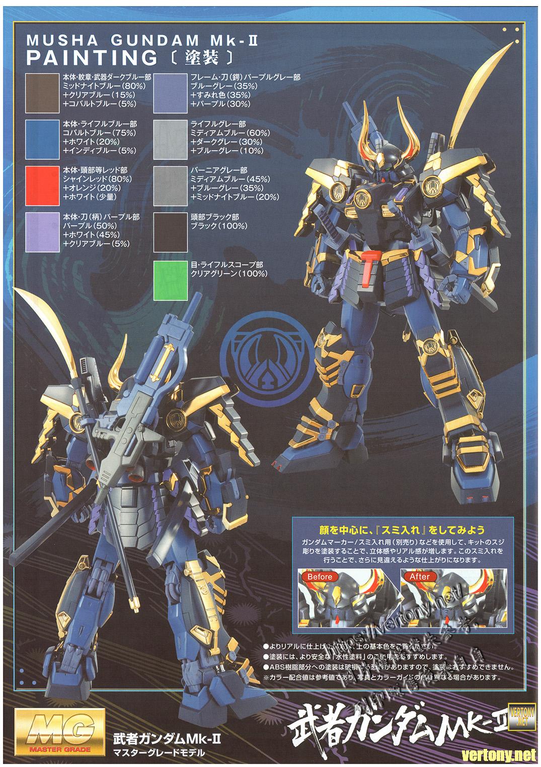 萬代MG組裝模型開箱]PB MG 1/100 武者鋼彈MK-II德川家康Ver