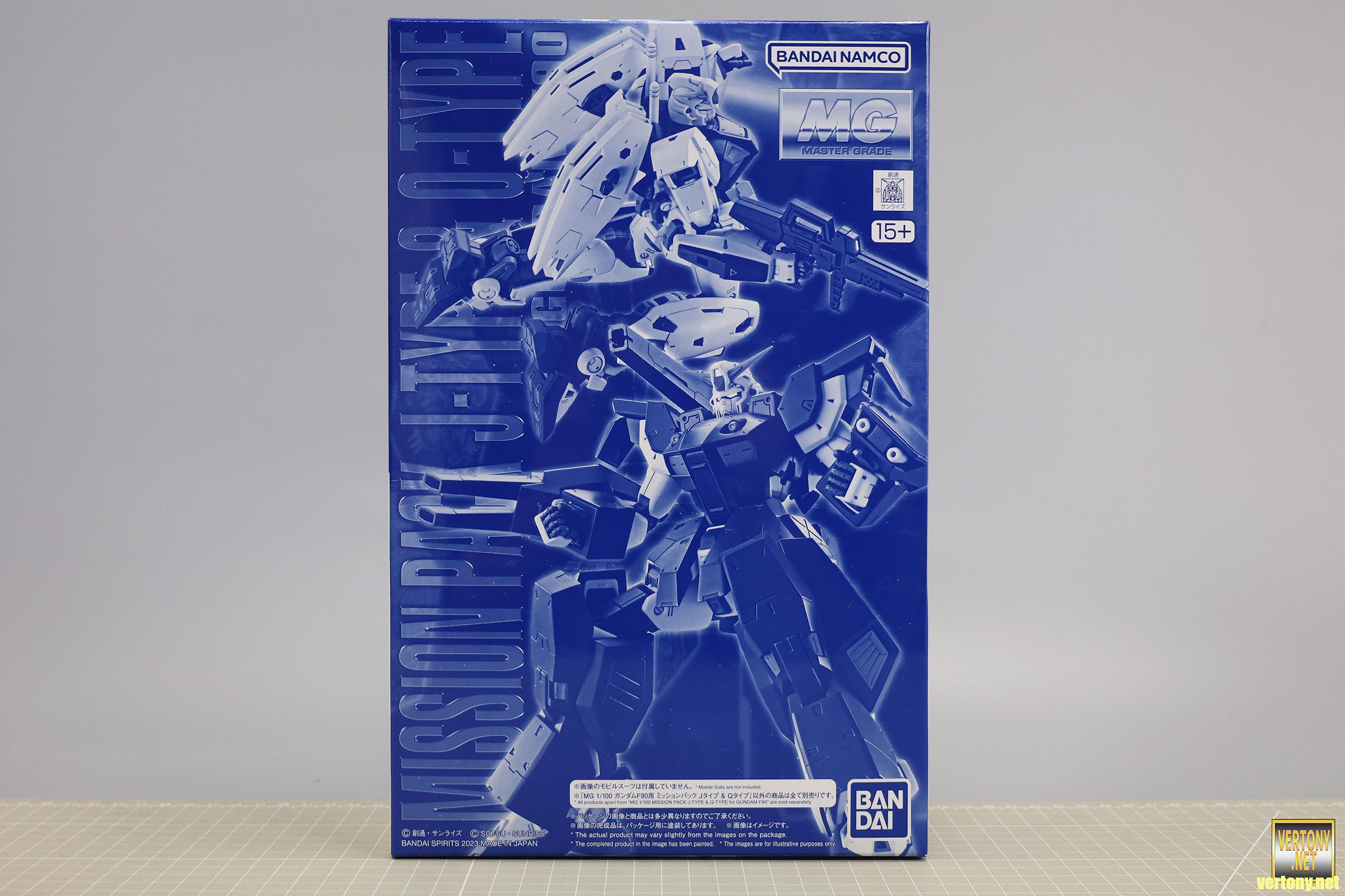 萬代MG組裝模型開箱]PB MG 1/100 機動戰士鋼彈F90用任務裝備J型