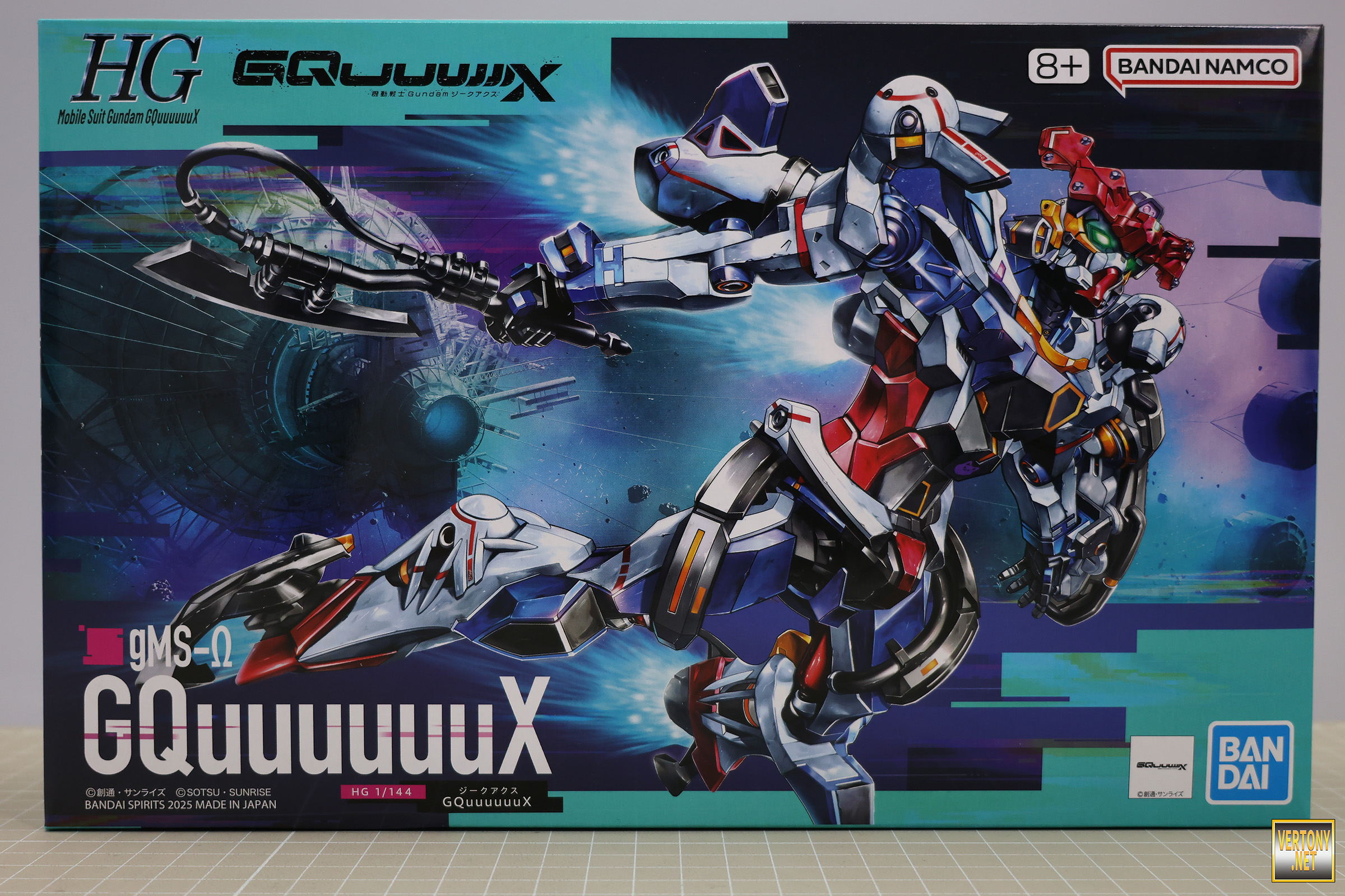 萬代HG 1/144 GQuuuuuuX -機動戰士鋼彈GQuuuuuuX系列快速開箱